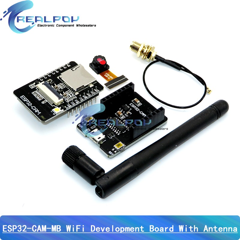 ESP32-CAM (OV2640 camera + WiFi)