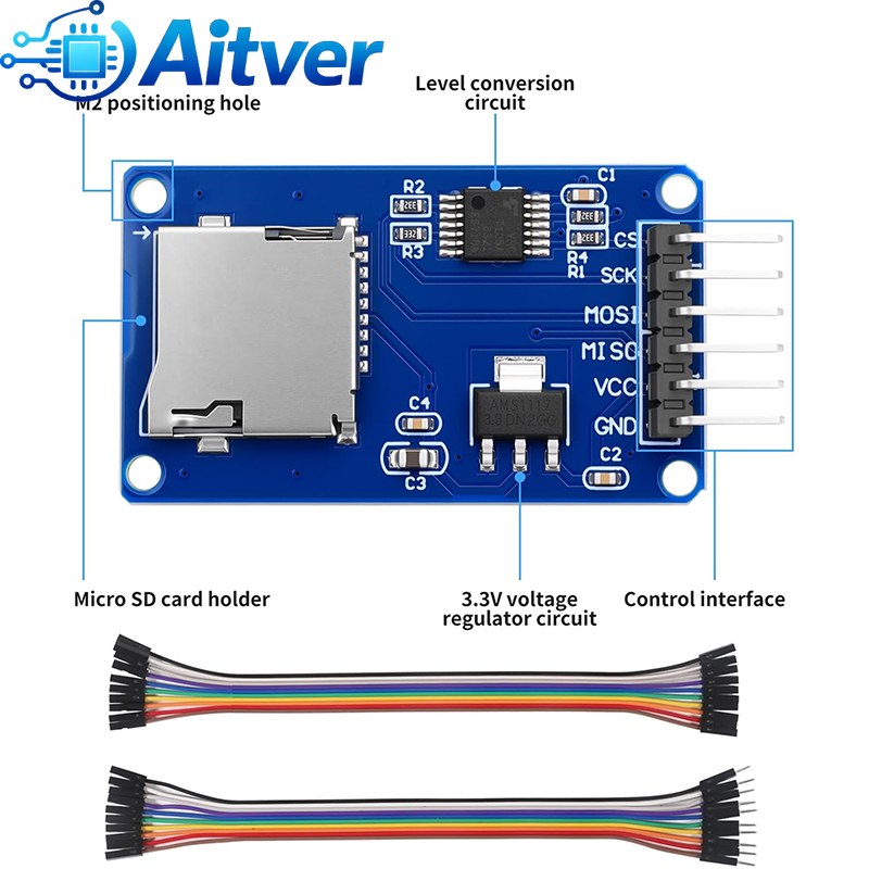 MicroSD Card Module (SPI)