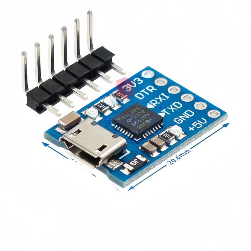 USB-to-TTL Serial Adapter — CP2102