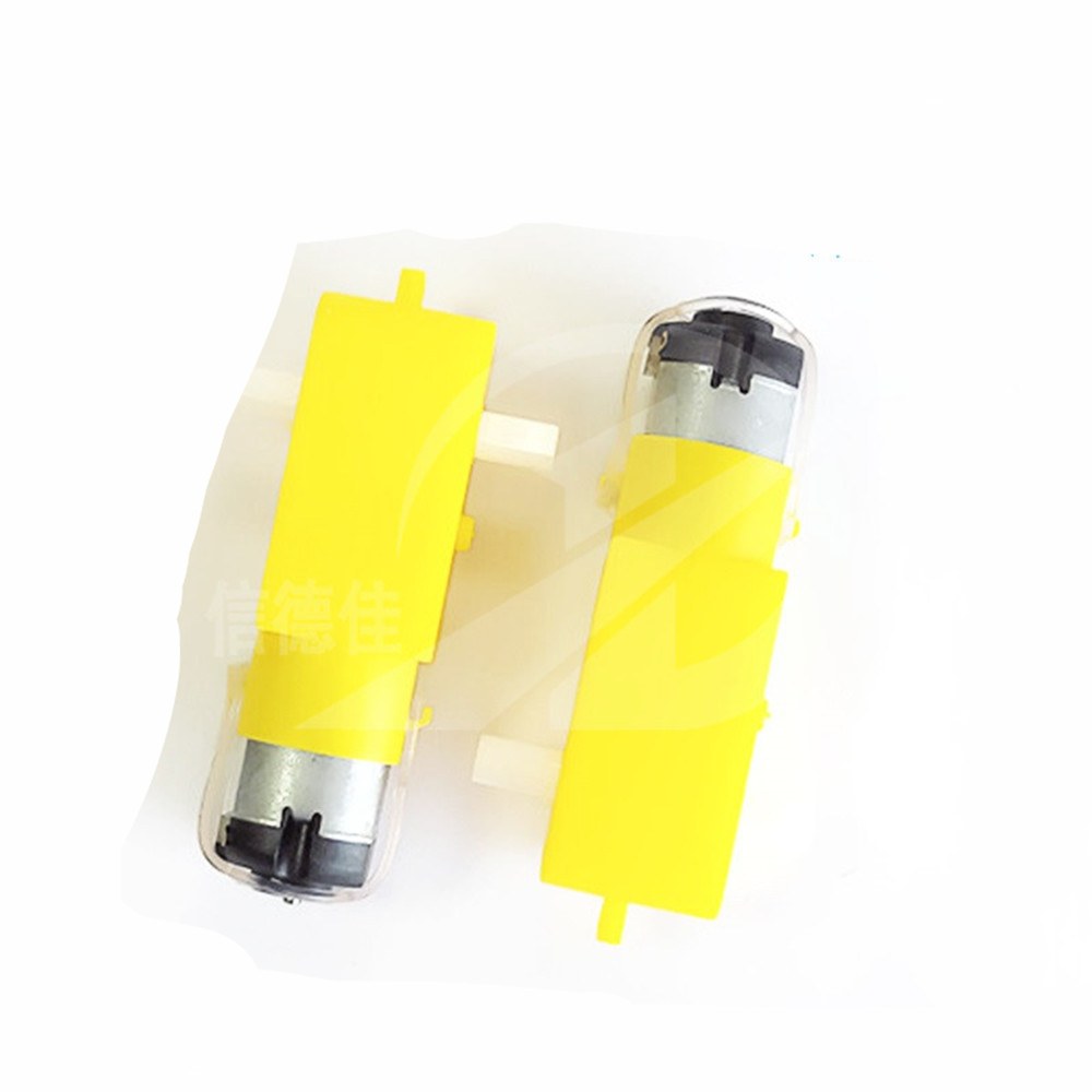 TT Gear Motor — Yellow DC 3–6V (2-pack)