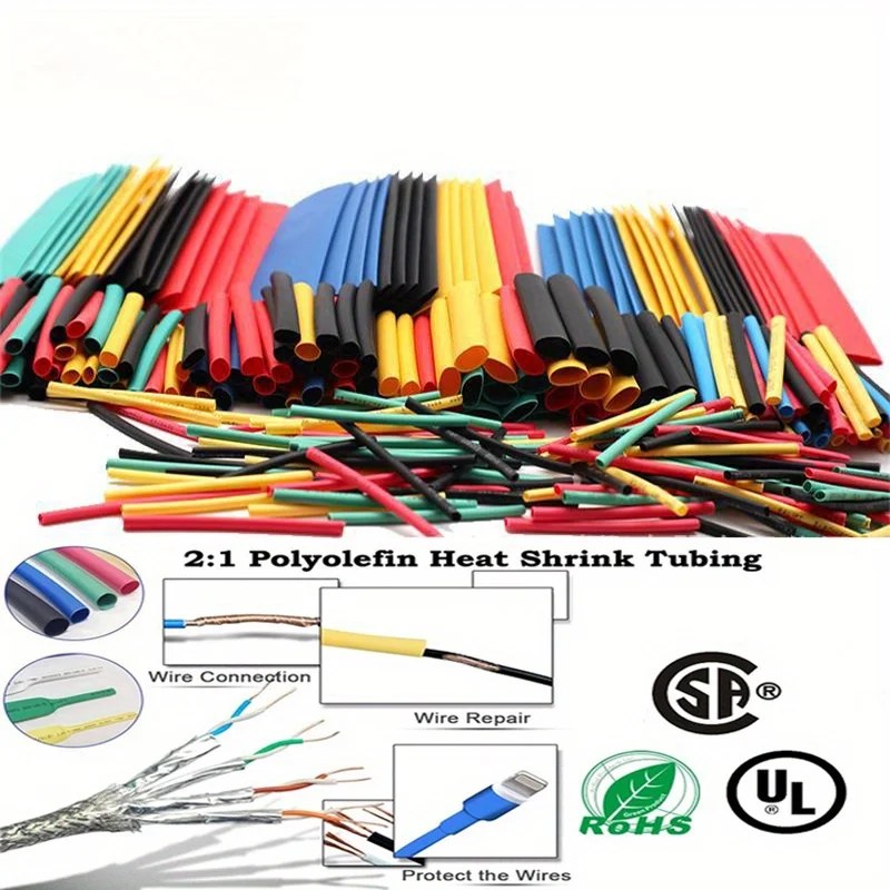 Heat-Shrink Tube Kit (560 pc, 2:1)